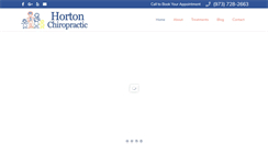 Desktop Screenshot of hortonchiropracticofnj.com